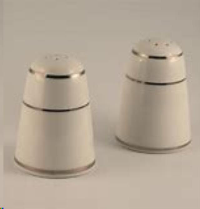 Rental store for Salt   Pepper Shakers, Ivory with Silver in Greenville MS