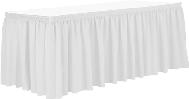 Rental store for Shirred White Tableskirt in Greenville MS
