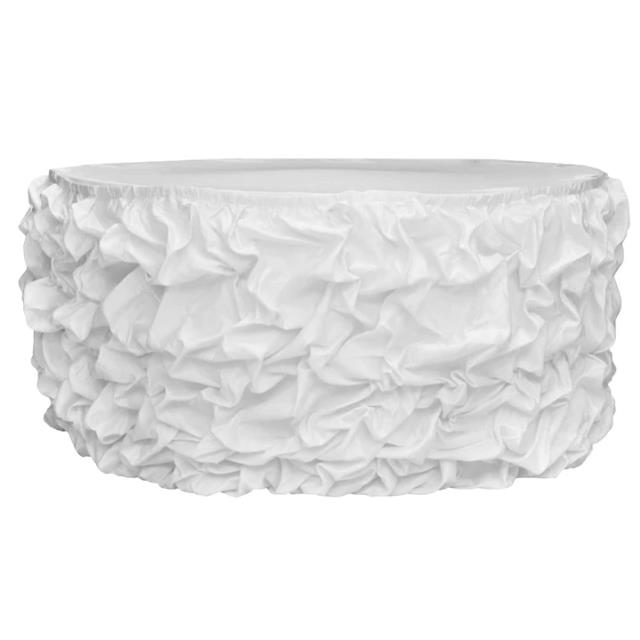 Rental store for Lamour White Tableskirt in Greenville MS