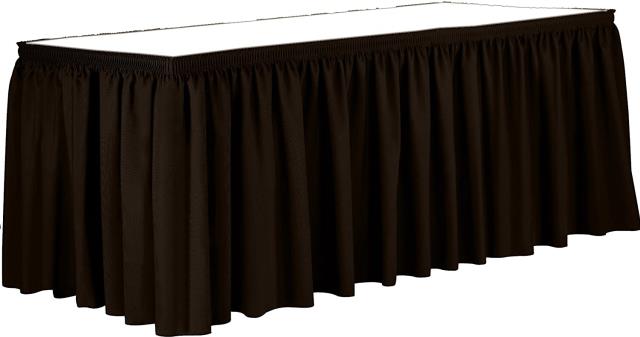 Rental store for Shirred Chocolate Tableskirt in Greenville MS