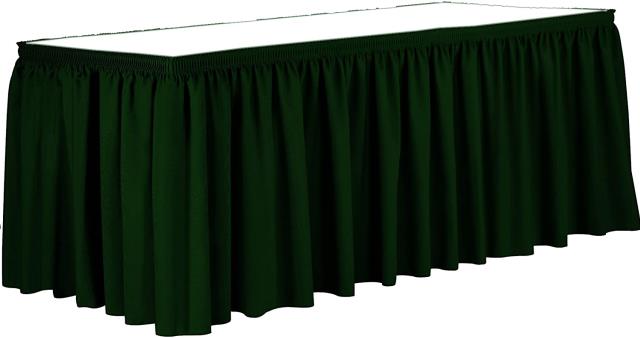 Rental store for Shirred Hunter Tableskirt in Greenville MS