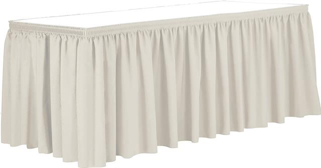 Rental store for Shirred Ivory Tableskirt in Greenville MS