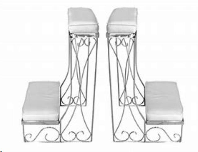 Rental store for Kneeling Bench - Nickel  pair in Greenville MS